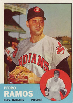 1963 Topps Baseball Cards      014      Pedro Ramos